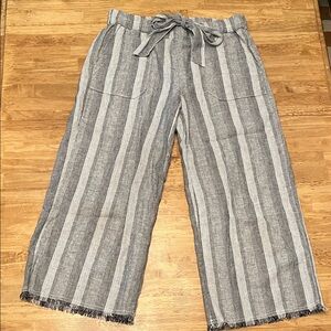 Caslon Wide Leg Linen Pants